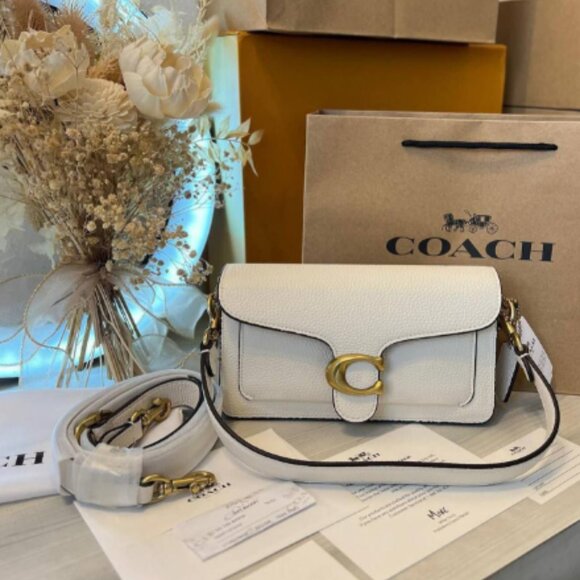 Coach Tabby Shoulder Bag 26 white - Picture 1 of 7